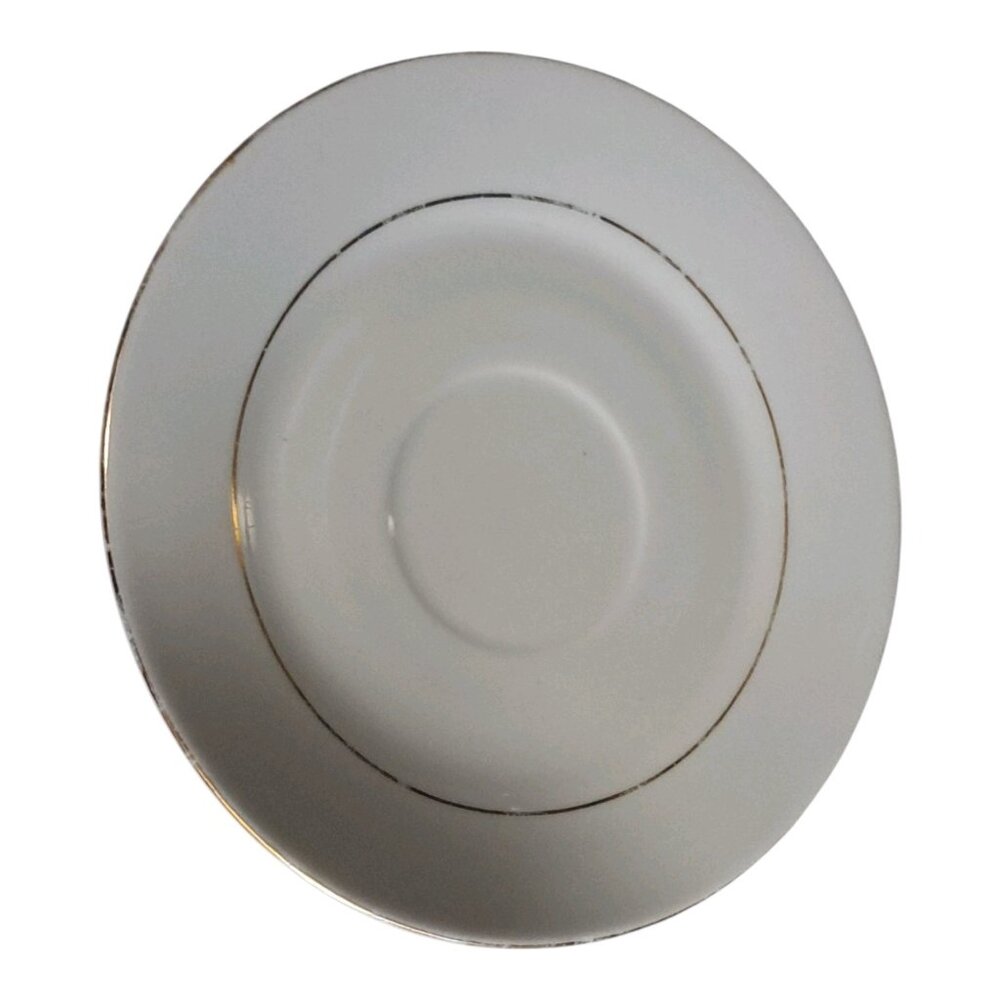 Vintage Classic Gold Saucer 6" #215 Discontinued Gold Trim Replacement 1998